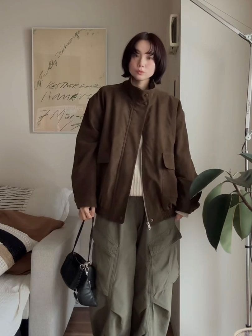 出品1/28まで　nokcha suède like over jacket