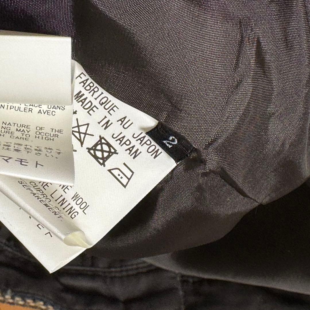 Y's チェックサルエルウールパンツ