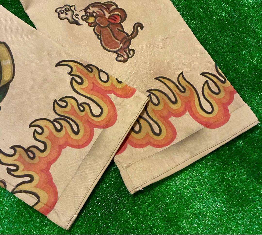 Used チノパン アメトラ タトゥー tattoo メモリアル ハンドペイント