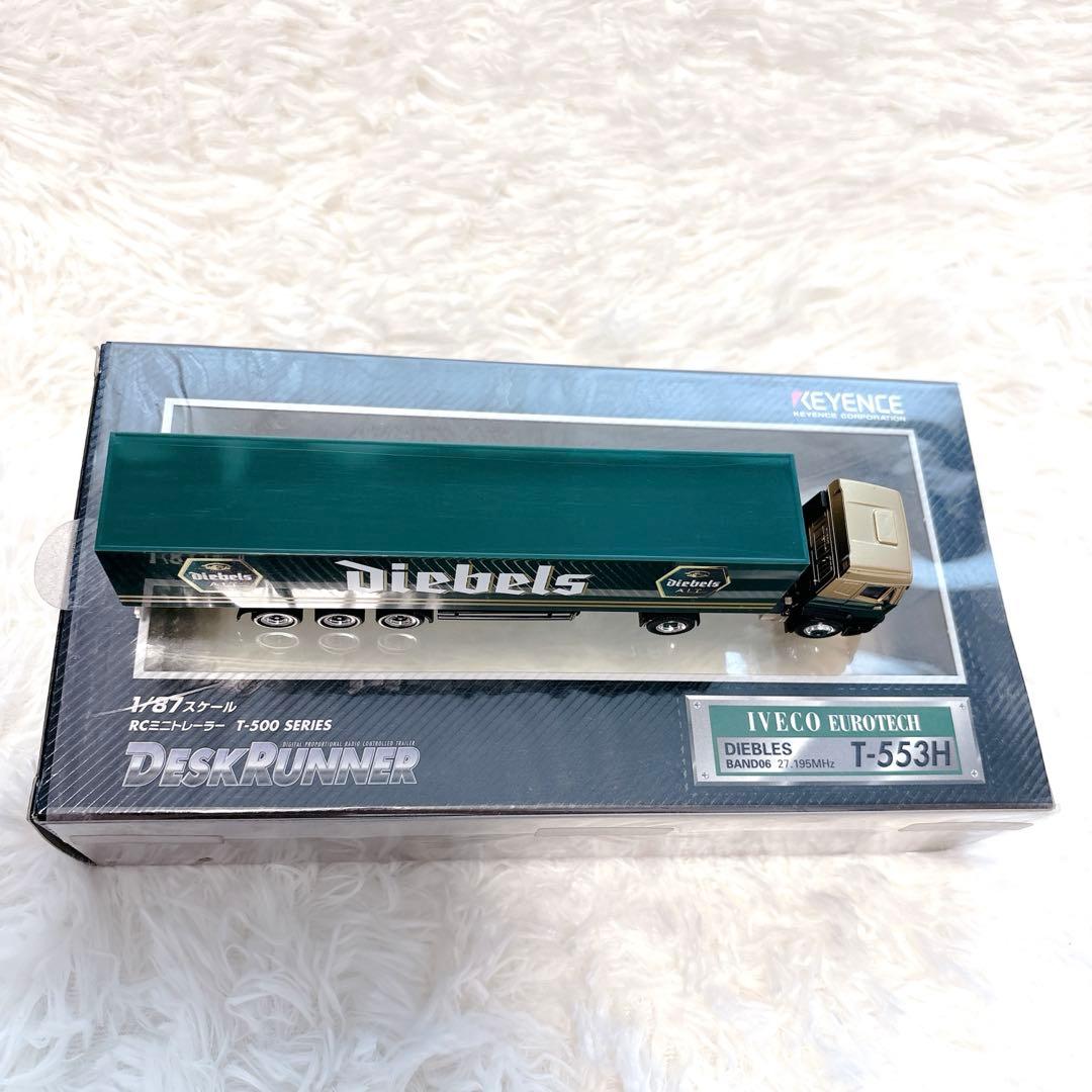 【激レア】キーエンス 1/87 RC ミニトレーラー T-500 デスクランナー