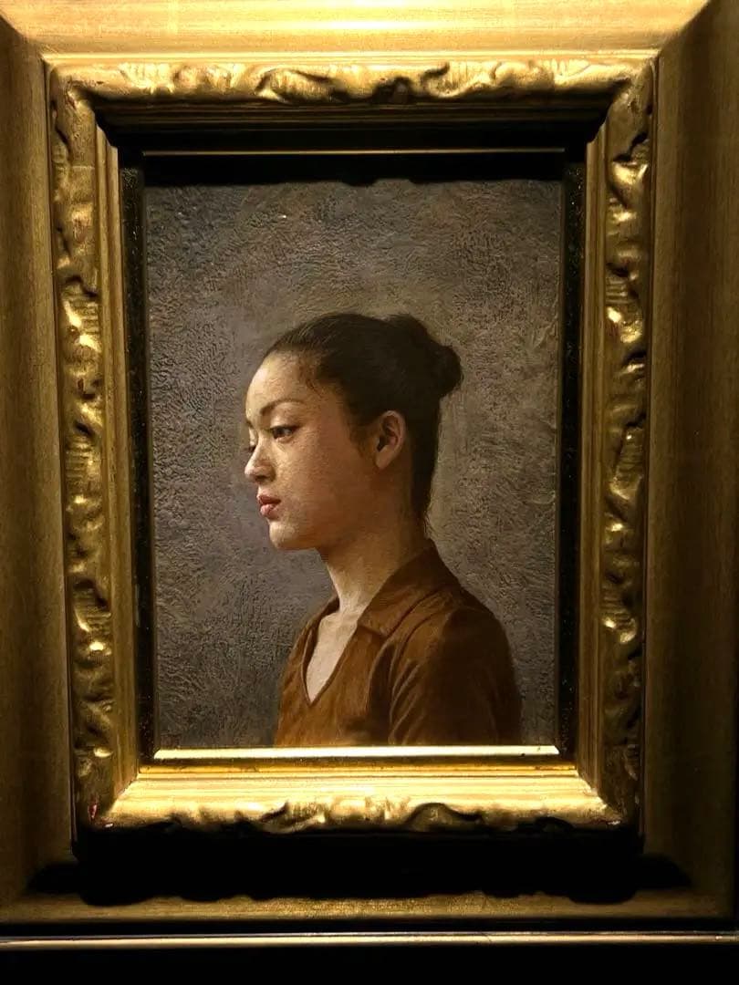 他の方発送×リアリズム　岩戸敏彦【小春日和】肉筆油彩画