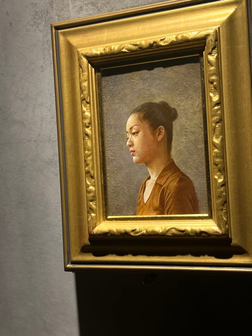 他の方発送×リアリズム　岩戸敏彦【小春日和】肉筆油彩画