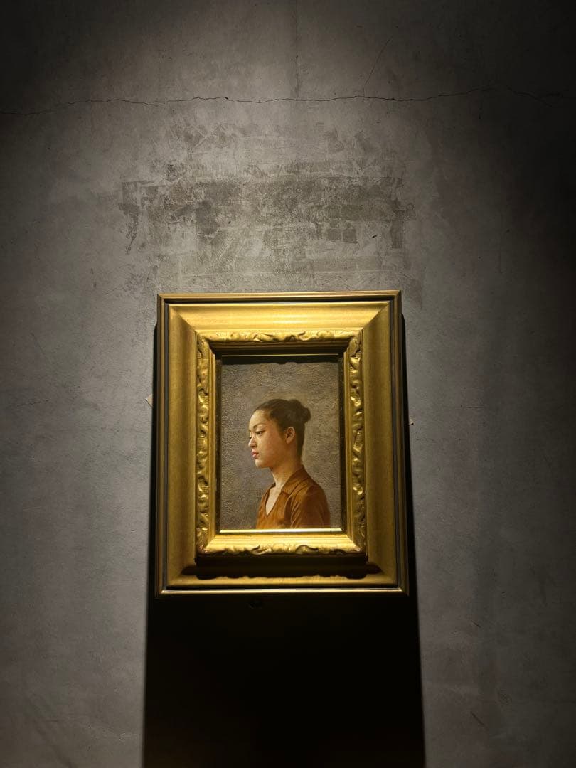 他の方発送×リアリズム　岩戸敏彦【小春日和】肉筆油彩画