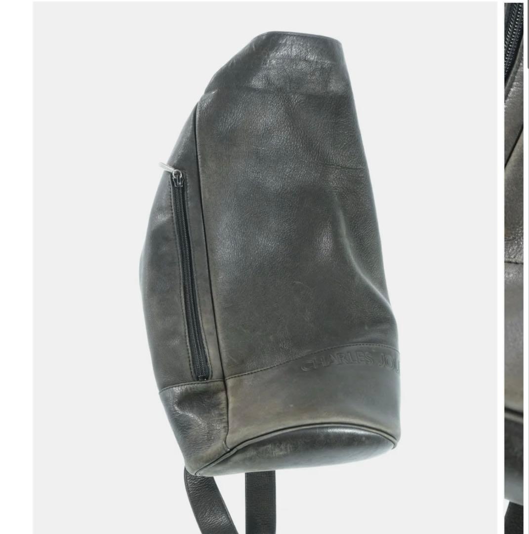 vintage レザーバック　ショルダーバッグ　ポーカーズ