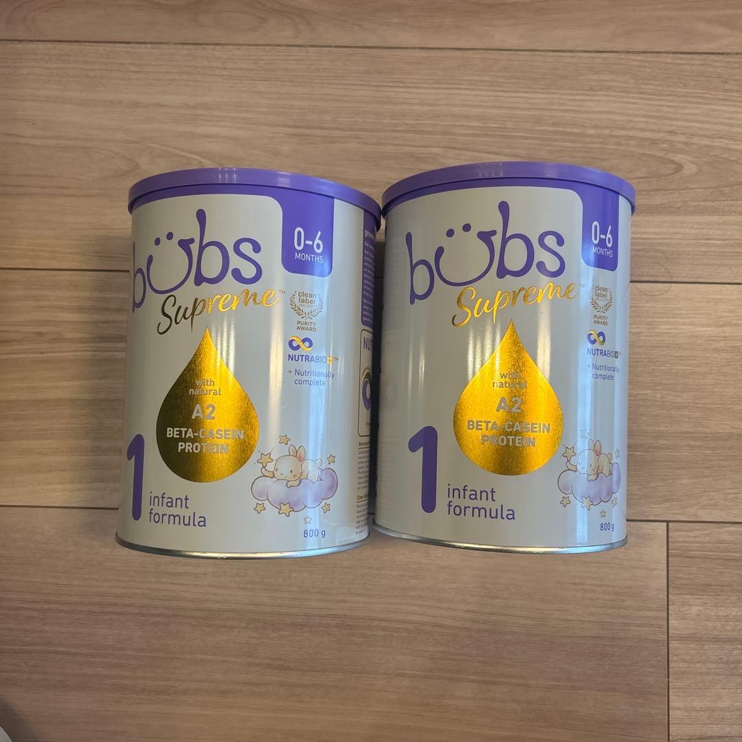 【Aroma】bubs Supreme 1 粉ミルク 800g 2缶セット