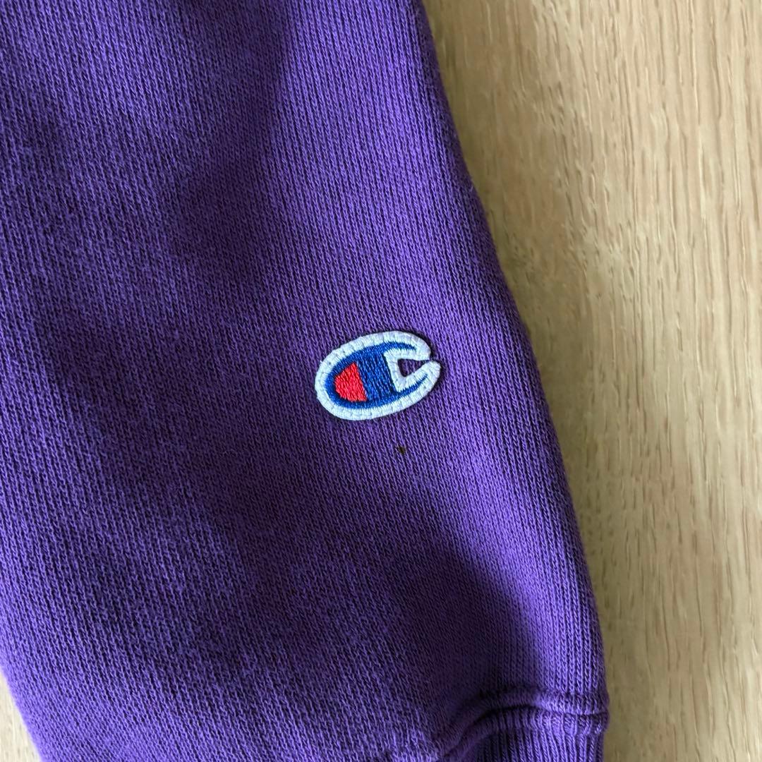 【t様】【美品】Champion リバースウィーブパーカー パープル