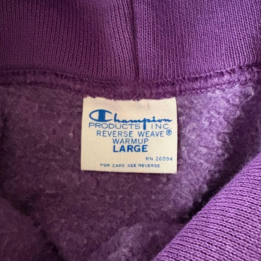 【t様】【美品】Champion リバースウィーブパーカー パープル