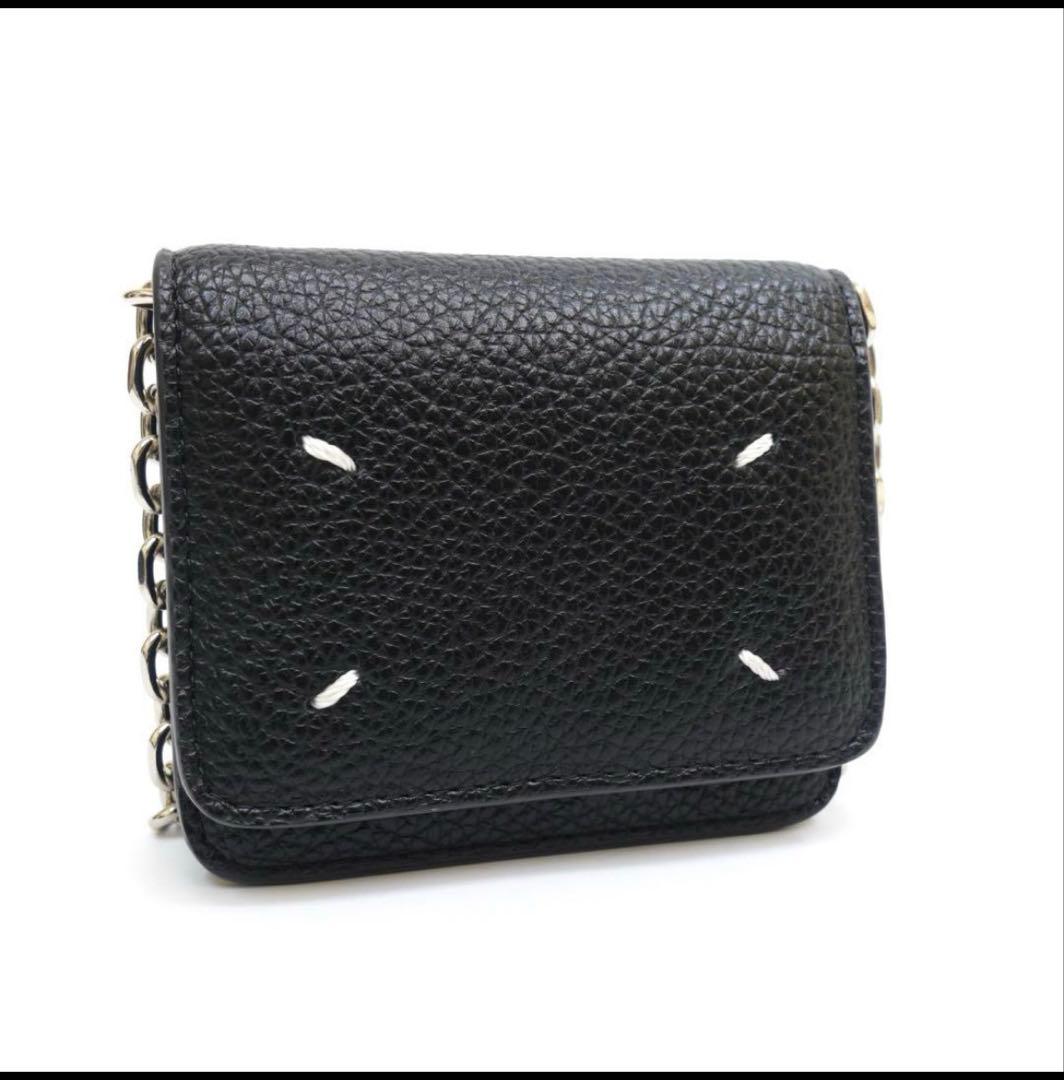 【ほぼ未使用】マルジェラ　チェーン　ショルダーウォレット　コンパクト　ポシェット