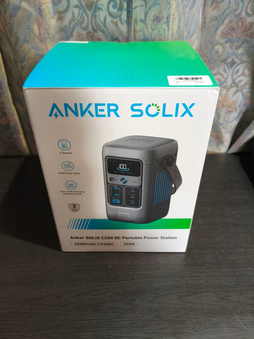 K*様 Anker SOLIX C200 ポータブル電源 300W