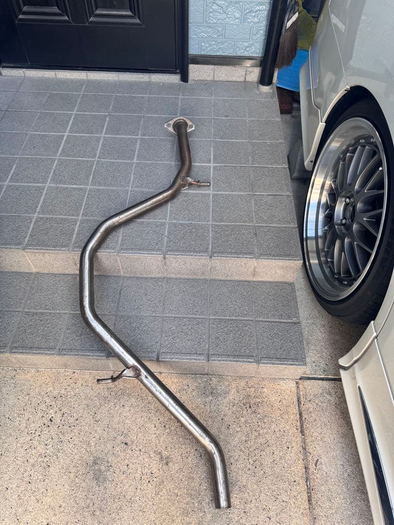 50プリウス リアピースストレートマフラー