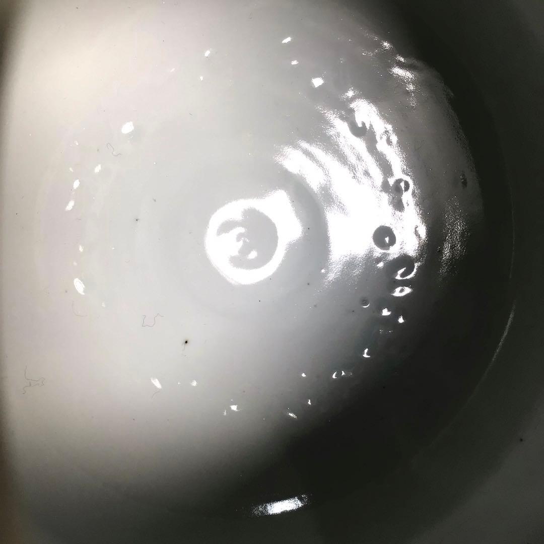 Ｍ５０８　芋頭水指　『膳所焼』『陽炎園造』『久田宗也　箱書』『近江八景』　共箱