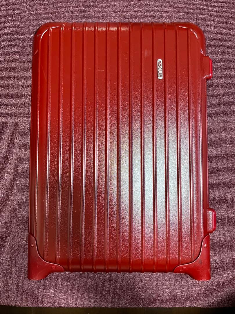 RIMOWA 2輪レッド キャリーケース TSAロック付き