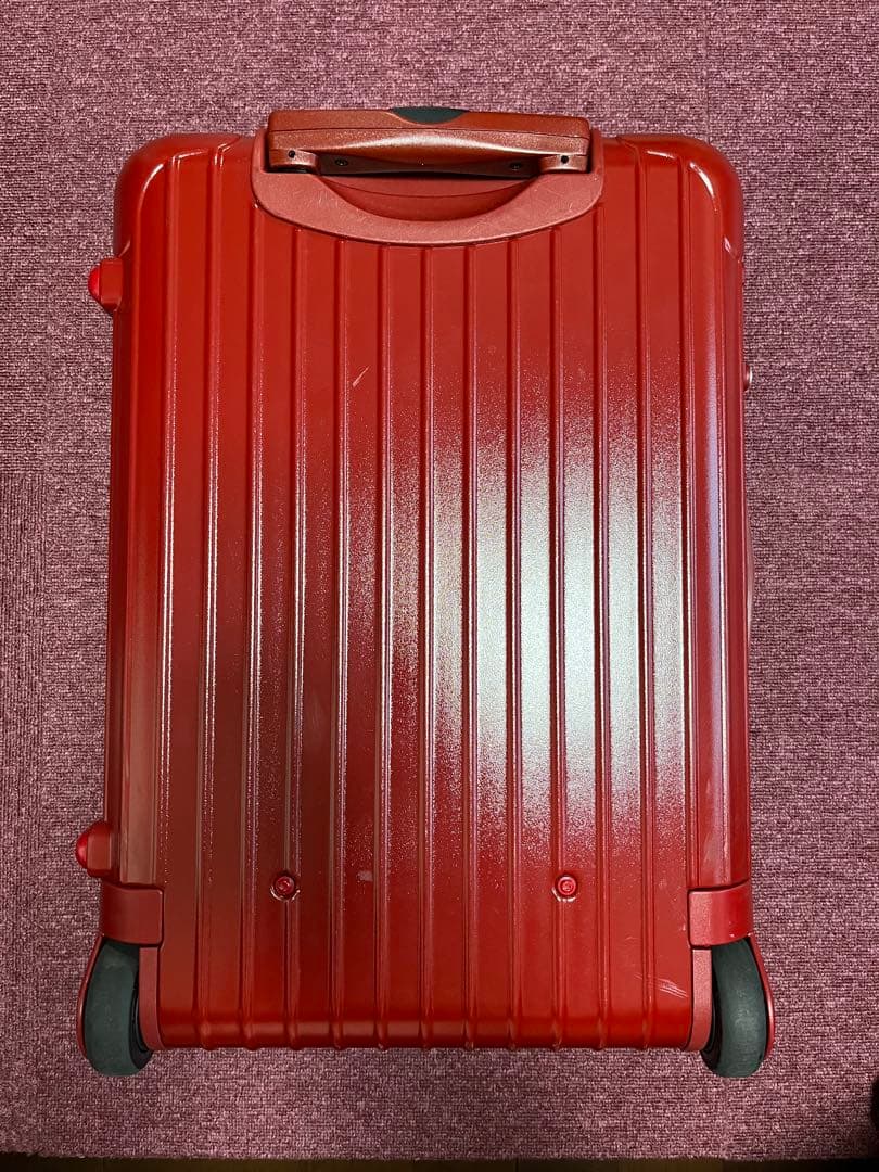 RIMOWA 2輪レッド キャリーケース TSAロック付き