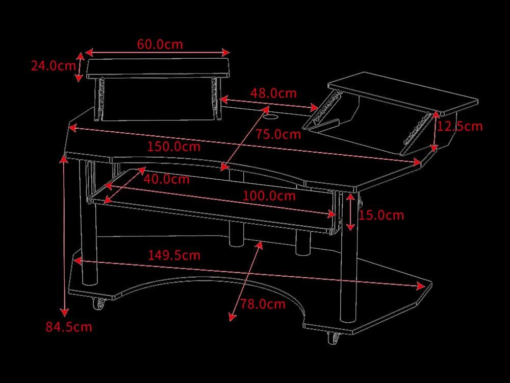 DTMデスク　Key ProStyle KWD-200　諸々改造済み