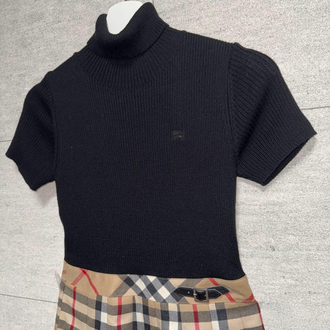 BURBERRYLONDON バーバリーロンドン キッズ 半袖ニットワンピース
