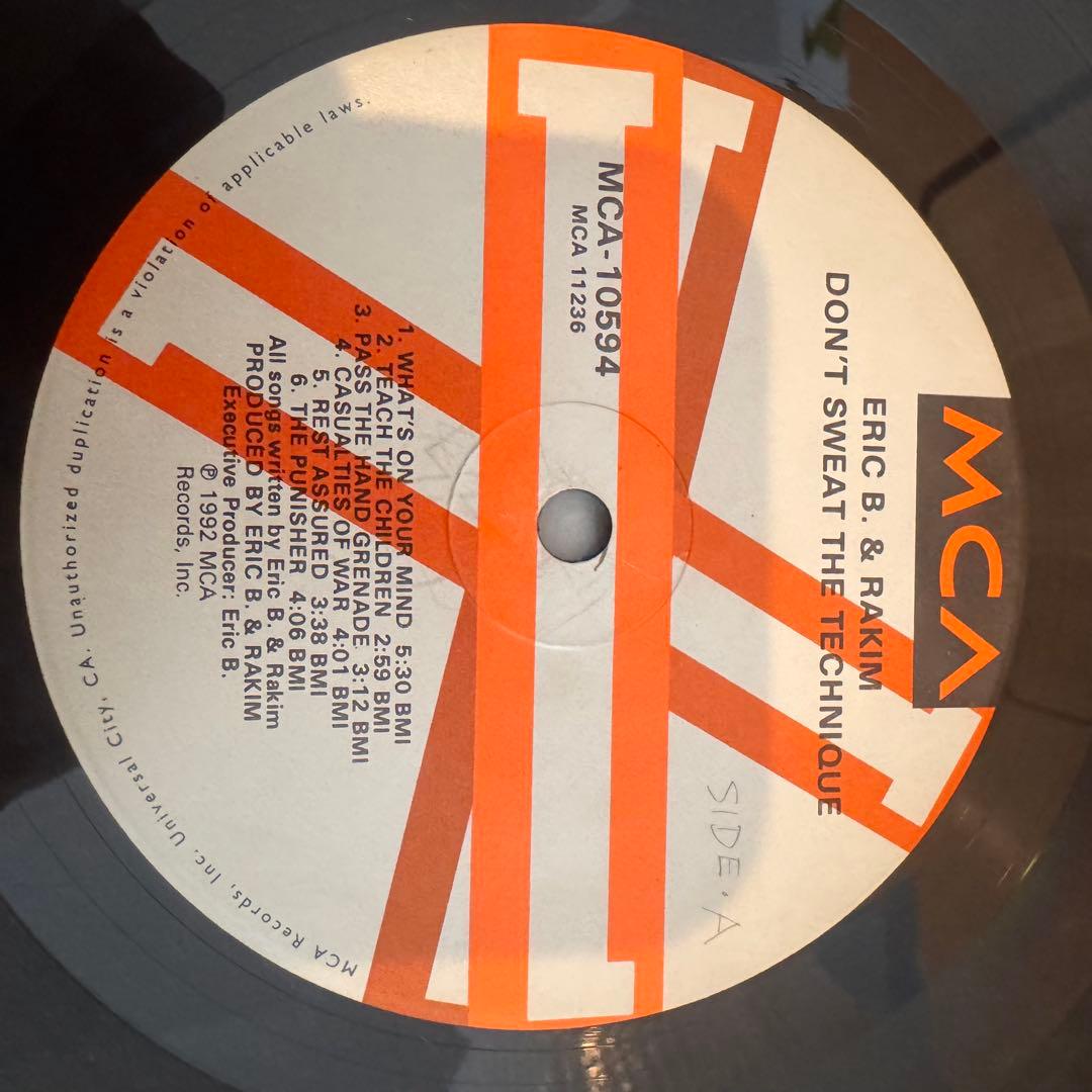 洋楽 ERIC B & RAKIM Don't Sweat the Technique