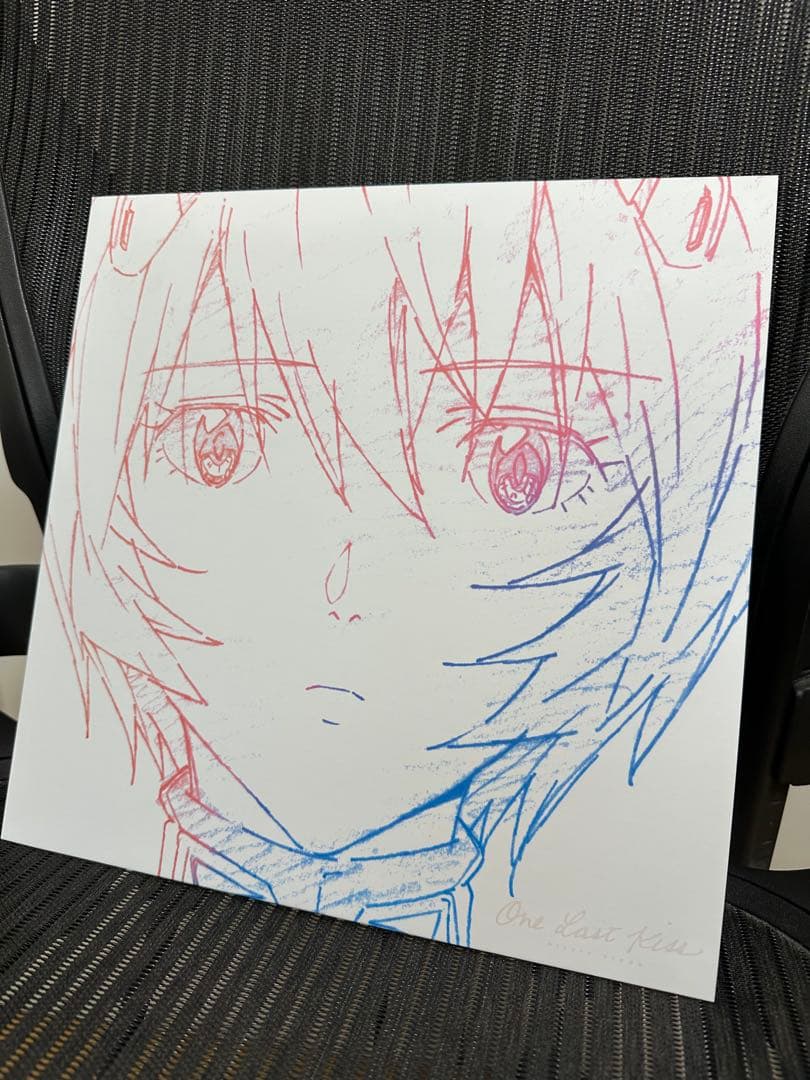 エヴァ One Last Kiss レコード 未使用　メガジャケ 綾波レイ