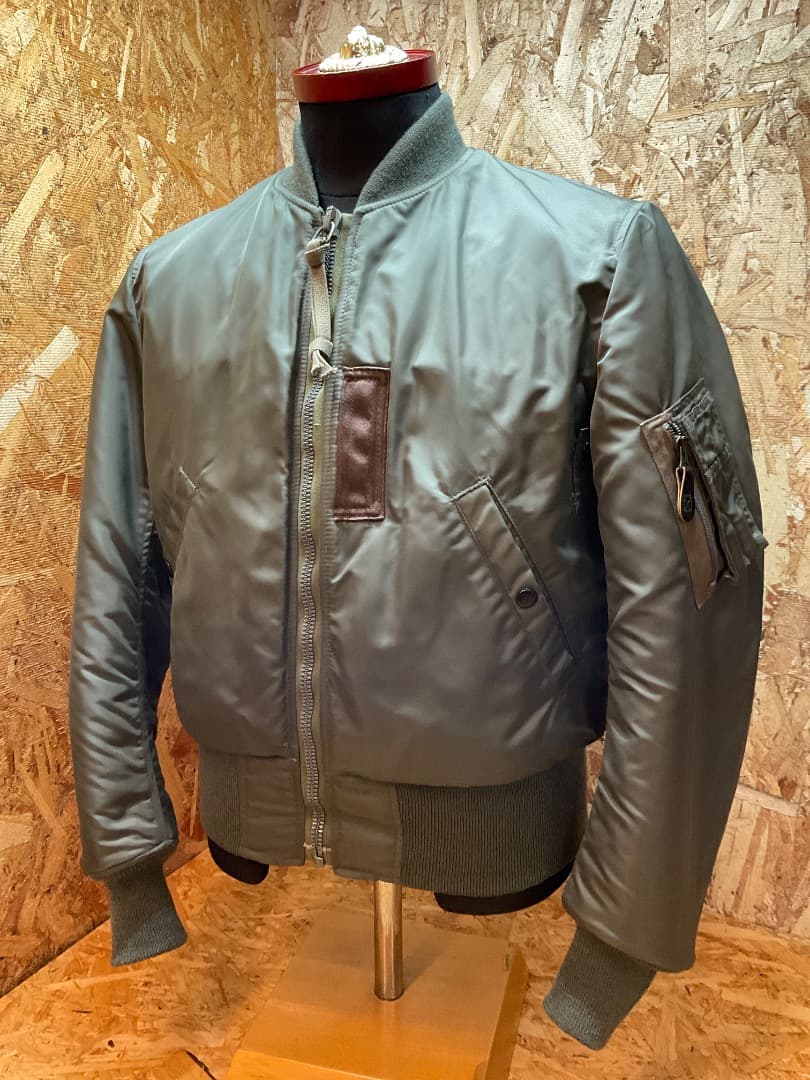 美品 THE FEW MA-1 フライトジャケット CROWNジッパー S