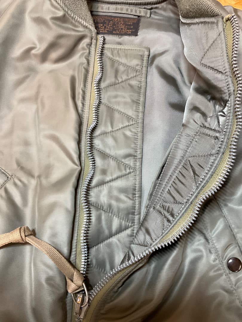 美品 THE FEW MA-1 フライトジャケット CROWNジッパー S