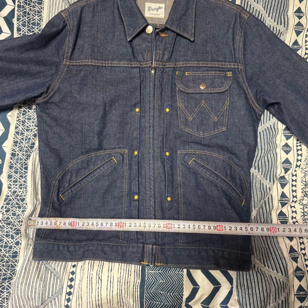 Wrangler 11mjzダークデニム デニムジャケット