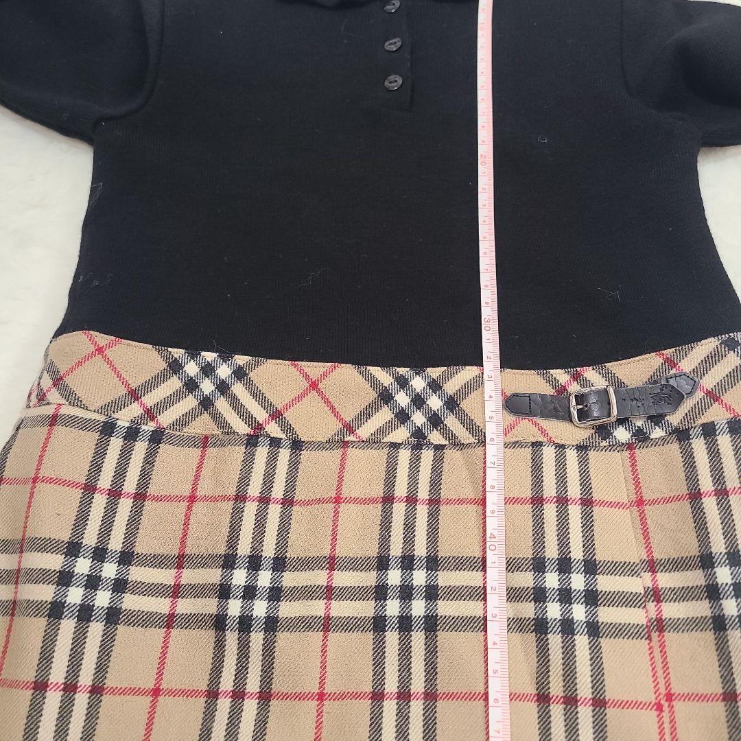 BURBERRY バーバリー ワンピース 130 キッズ チェック 女の子
