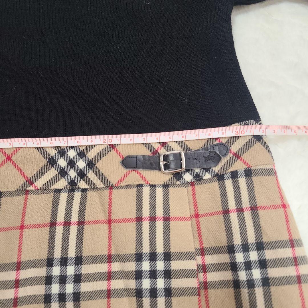 BURBERRY バーバリー ワンピース 130 キッズ チェック 女の子