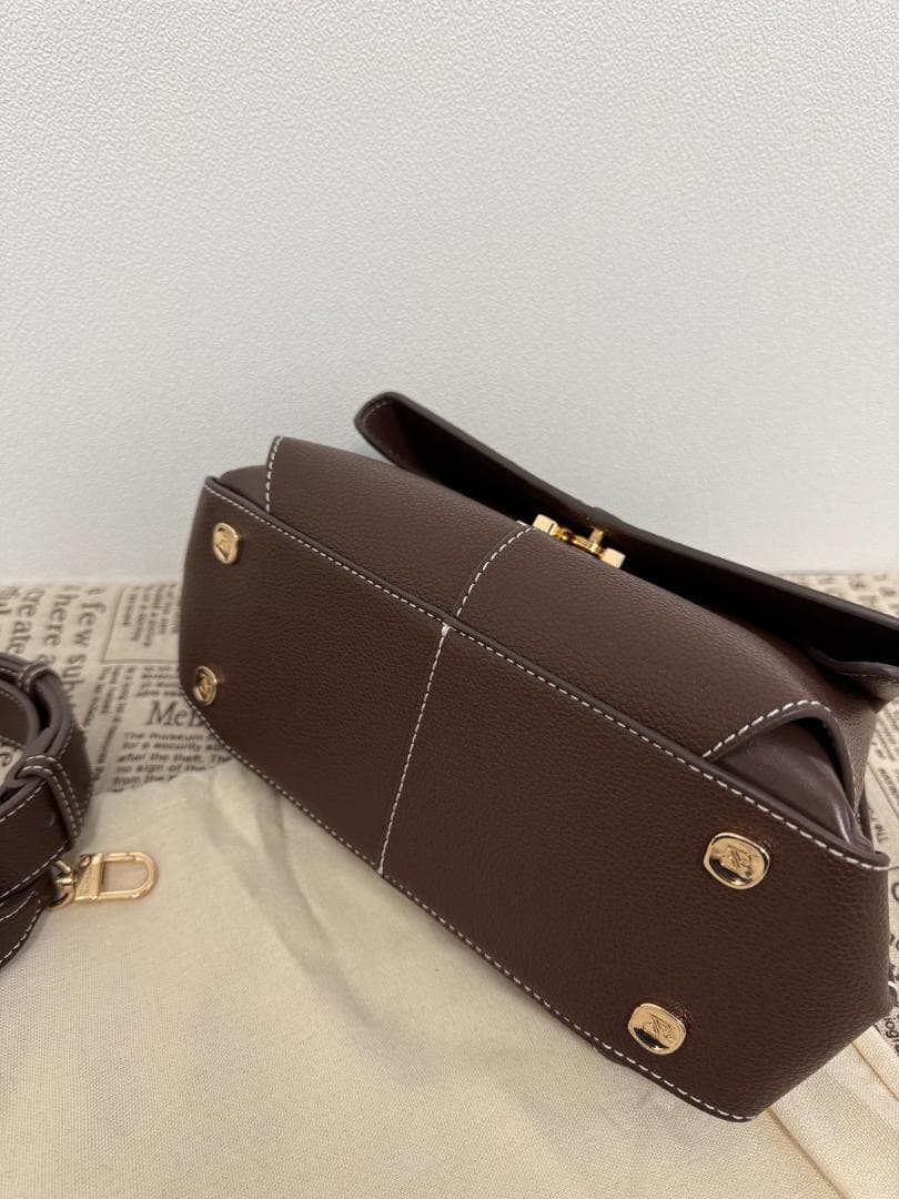 Mokki Mini エボニーテクスチャード 2WAY バッグ