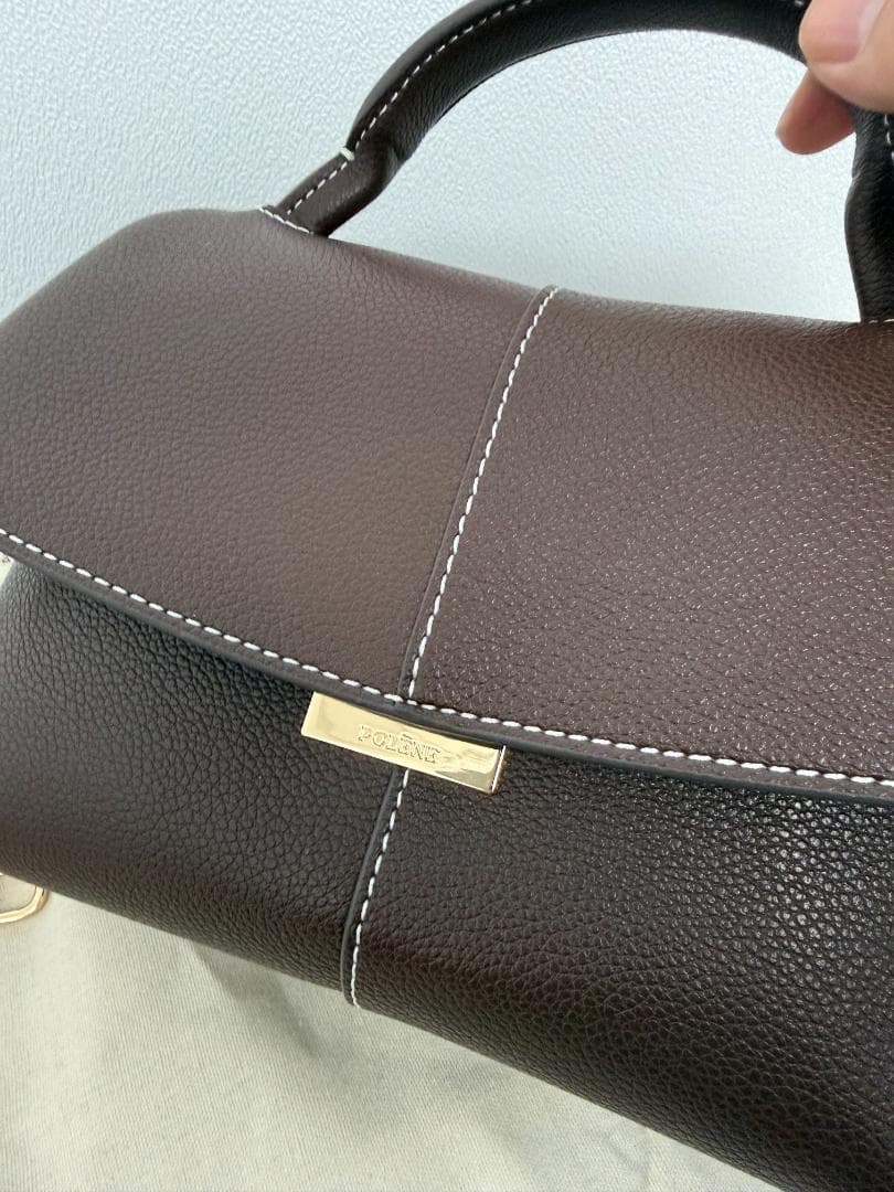 Mokki Mini エボニーテクスチャード 2WAY バッグ