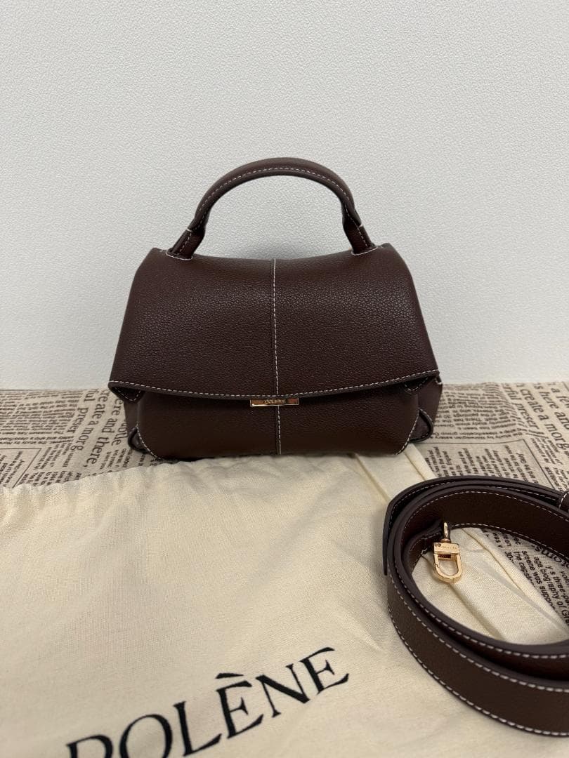 Mokki Mini エボニーテクスチャード 2WAY バッグ