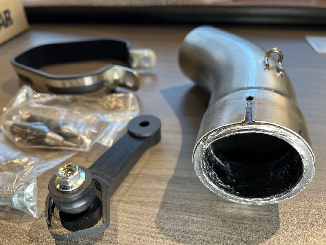 zx25r TRICK STAR IKAZUCHI スリップオンマフラー