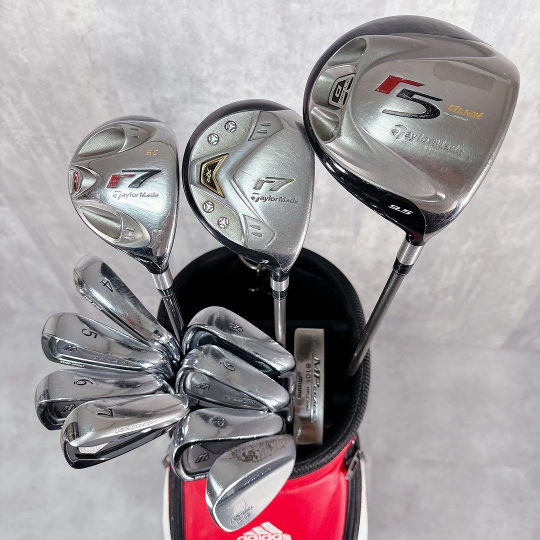 V959 テーラーメイド ミズノ ゴルフクラブ メンズ フルセット 13点 R5