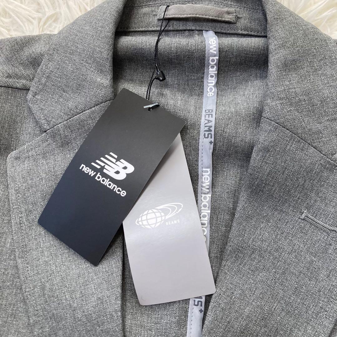 ビームスプラス別注　ニューバランス 新品　セットアップスーツ S グレー 洗える
