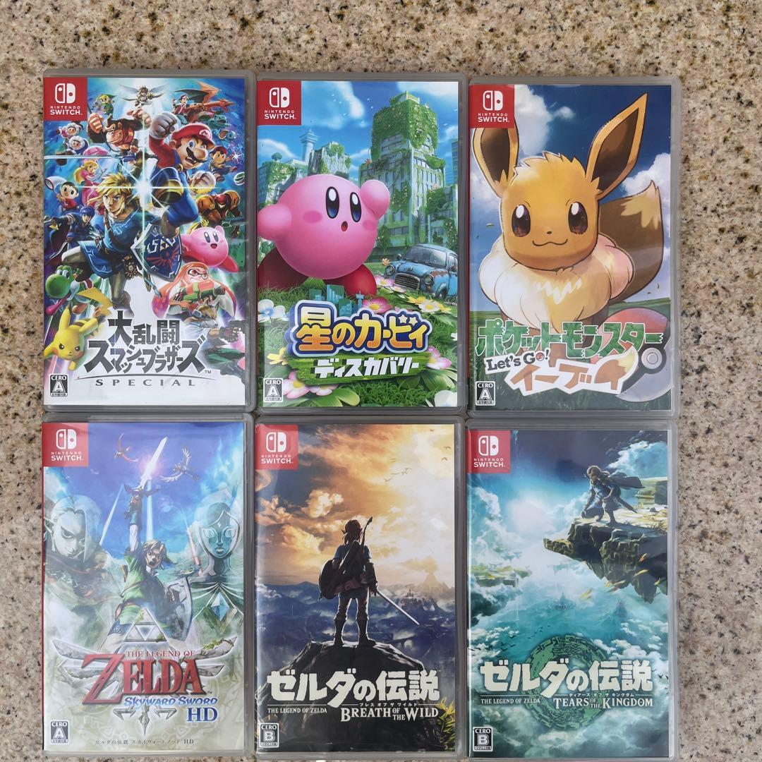 ニンテンドースイッチソフト6個セット 美品 値下げ可