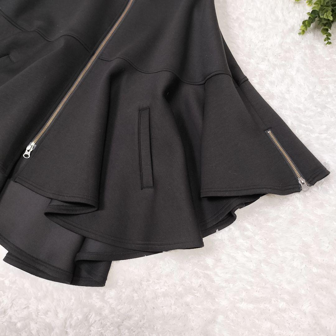 美シルエット✨フェンネル ポンチョコート ケープ フレア ドレープ フード