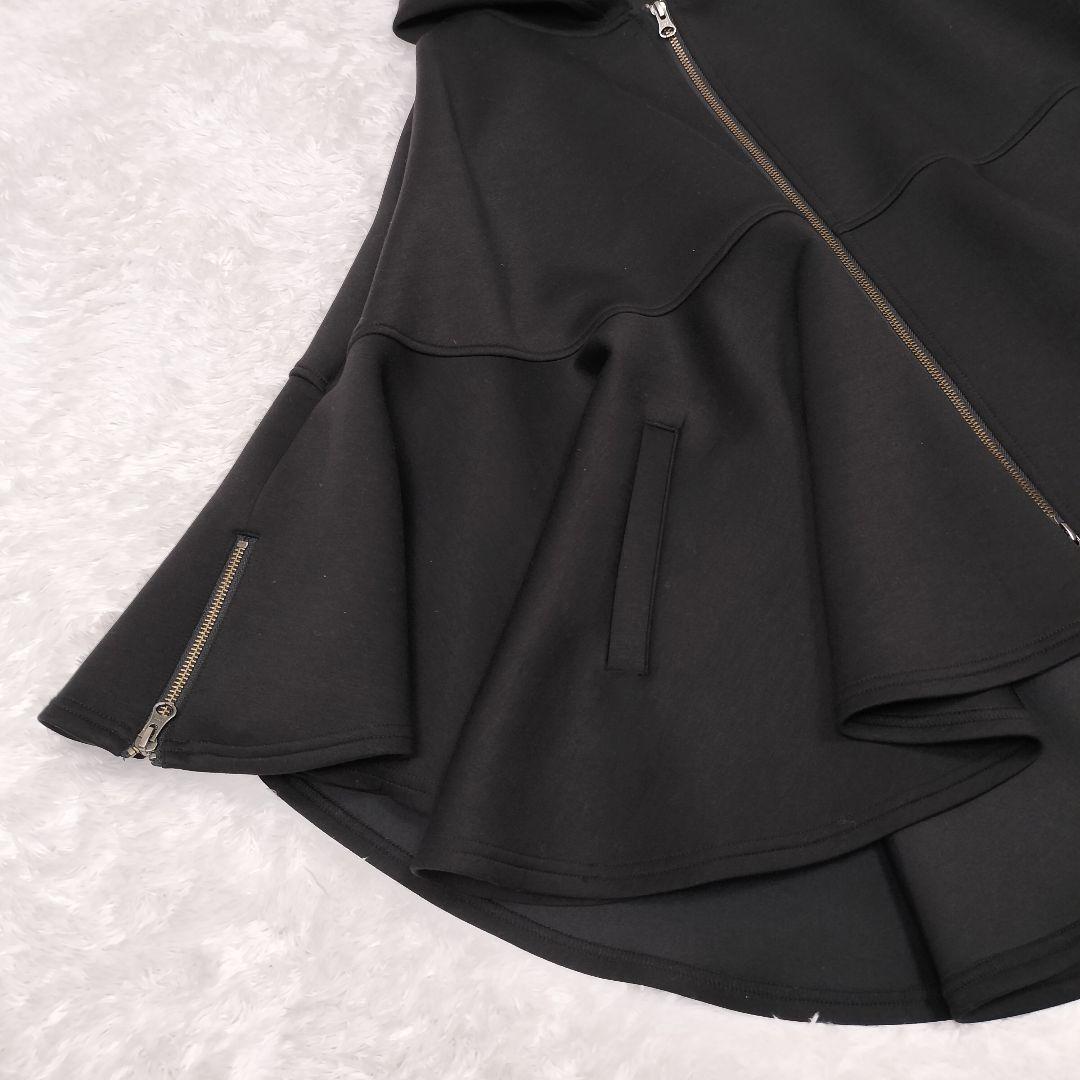 美シルエット✨フェンネル ポンチョコート ケープ フレア ドレープ フード