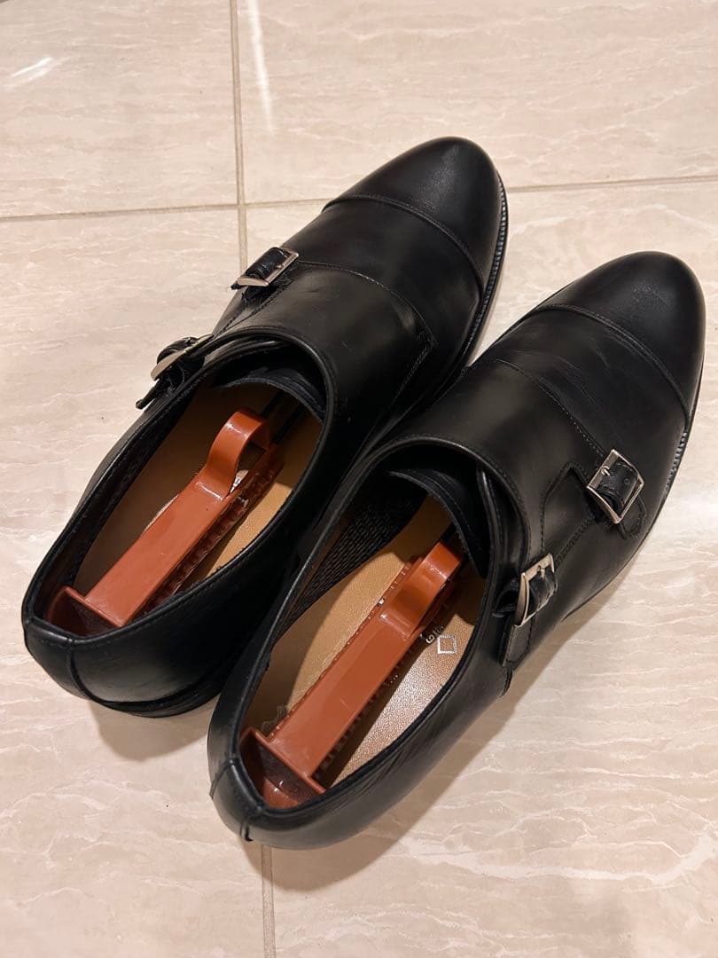 リーガル　ゴアテックス　 ダブルモンク　ビジネスシューズ　25.5