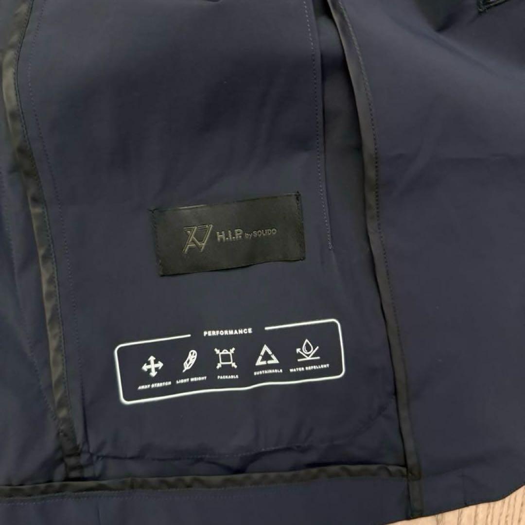 (ぱと)H.I.P by SOLIDO ナイロンストレッチスーツ（黒）