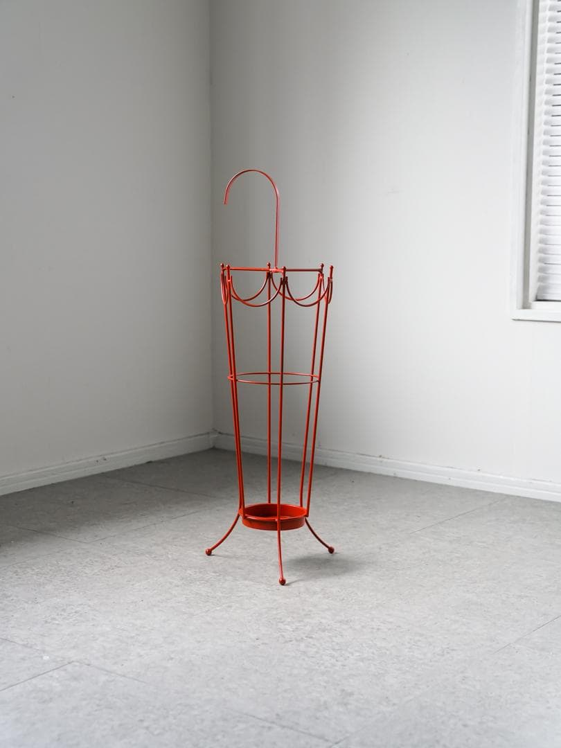 ポストモダン アイアン 傘立て/収納スタンド ヴィンテージ レトロポップ