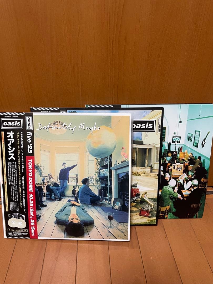 Oasis LPレコード 3枚セット カラーヴァイナル 限定版