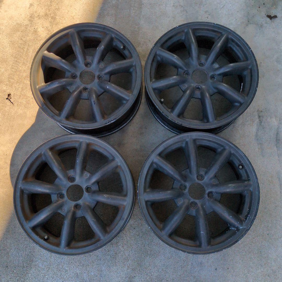 RSワタナベ15インチマグネシウム 8スポークホイール 4本セット