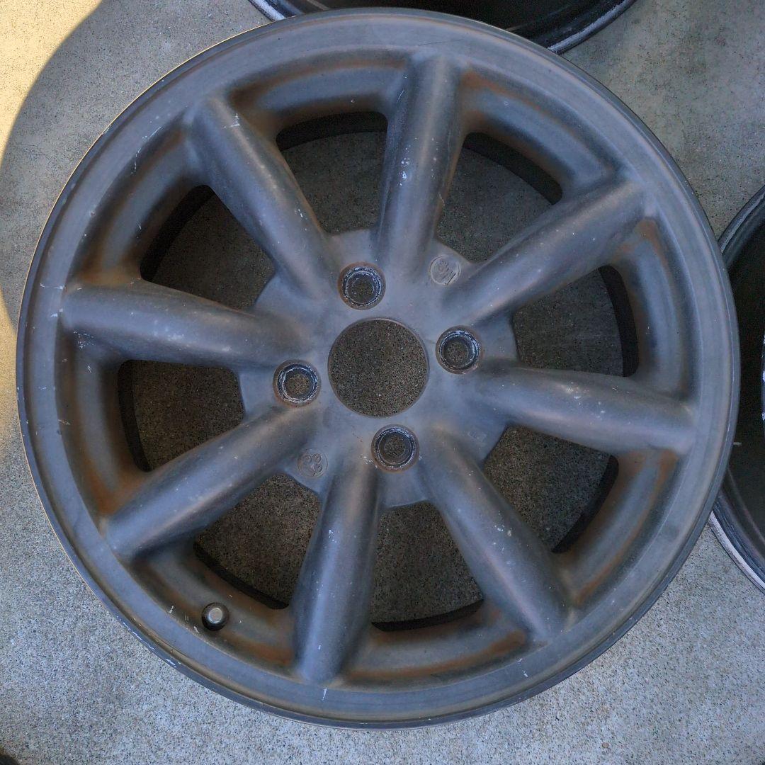 RSワタナベ15インチマグネシウム 8スポークホイール 4本セット