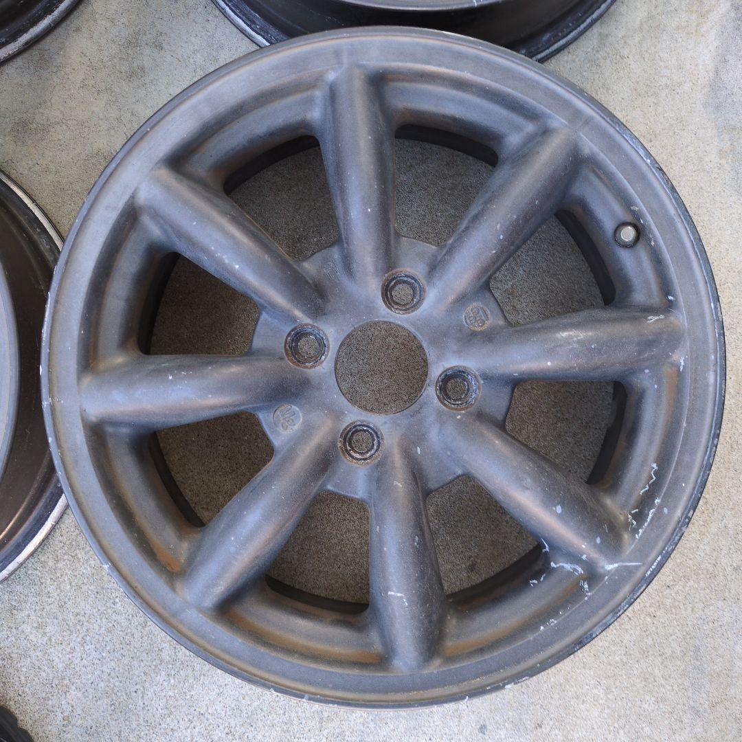 RSワタナベ15インチマグネシウム 8スポークホイール 4本セット