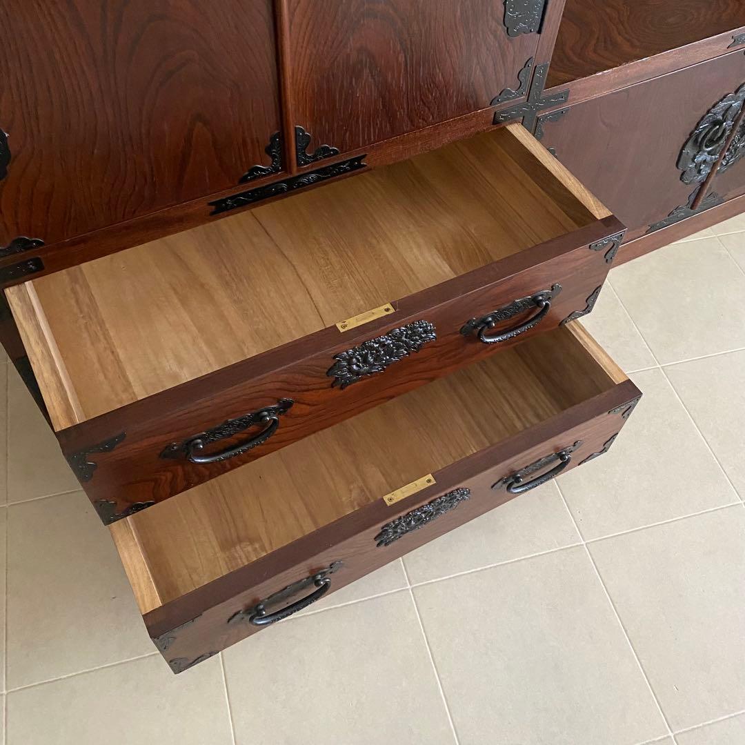 美品　岩谷堂　岩谷堂家具　飾り棚　茶箪笥　箪笥　民芸家具　岩谷堂箪笥　和　棚