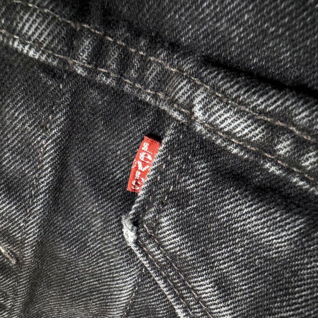 LEVI'S ブラックGジャン70507 USA製 90s ビンテージ 古着 黒