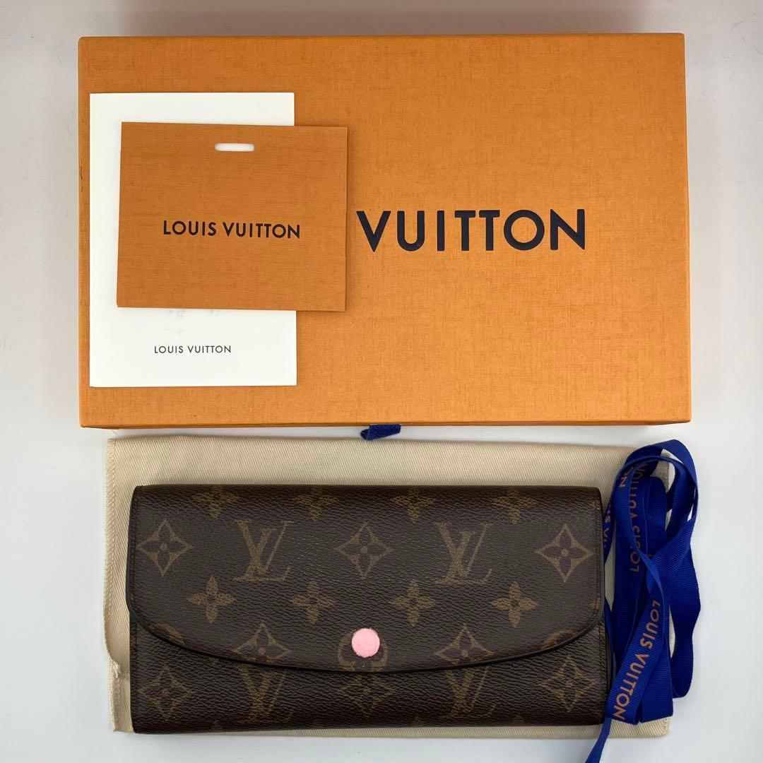 希少✨美品✨ルイヴィトン モノグラム ポルトフォイユ エミリー 長財布 ピンク系