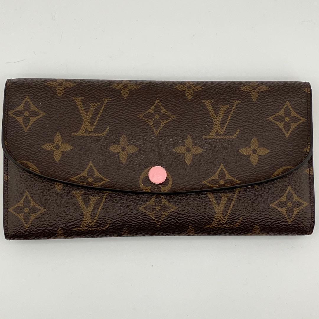 希少✨美品✨ルイヴィトン モノグラム ポルトフォイユ エミリー 長財布 ピンク系