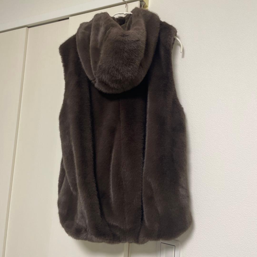 Arpege storyファージップベスト ブラウン S 新品未使用