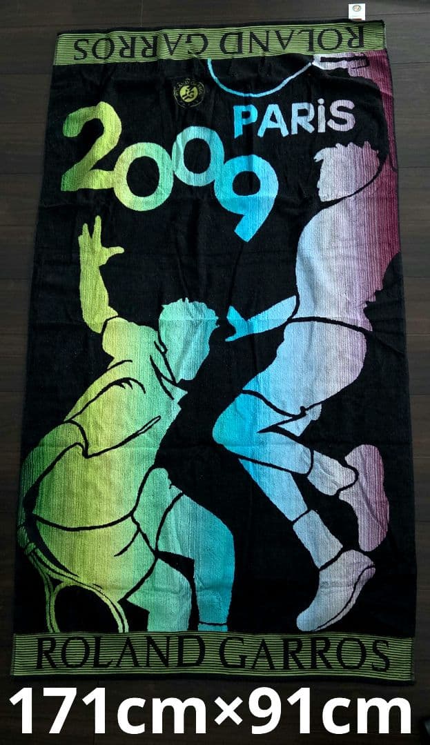 特大新品　2009ローラン・ギャロス(全仏オープン)スペシャルバスタオル