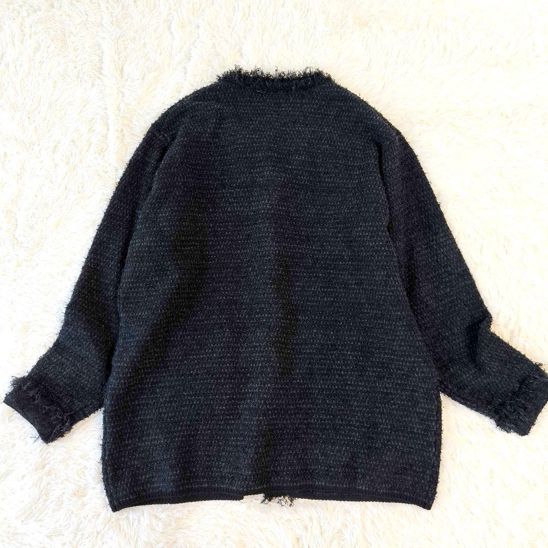 BABYLONE バビロン ツイード ニット ジャケット カーディガン