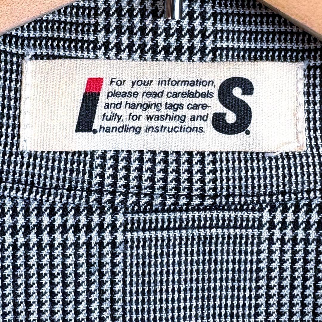 イッセイミヤケ 日本製 グレンチェック ロングコート 9号 テーラード Iライン